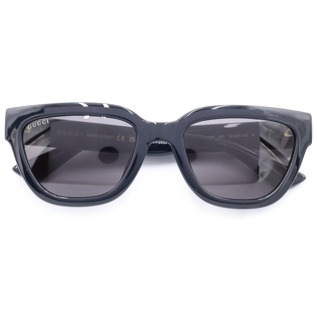 GUCCI(グッチ) GG1578S キャットアイフレーム インターロッキングGテンプル カラーレンズ サングラス メガネ ブラック