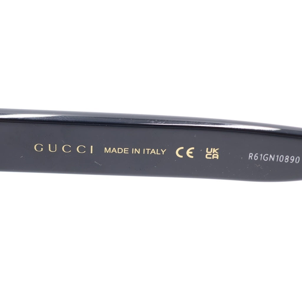 GUCCI(グッチ) GG1578S キャットアイフレーム インターロッキングGテンプル カラーレンズ サングラス メガネ ブラック