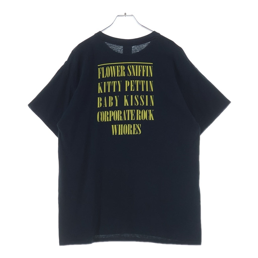 VINTAGE(ヴィンテージ) 00S VINTAGE NIRVARNA SMILE 2003 TEE GILDAN ヴィンテージ ニルヴァーナ スマイル 両面プリントTシャツ 半袖クルーネックカットソー ブラック