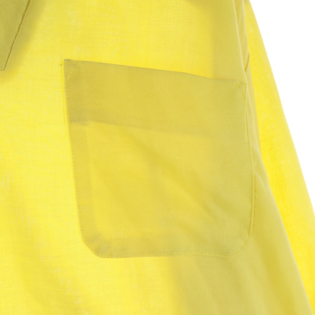 VINTAGE(ヴィンテージ) 70S VINTAGE BEAU GEM SPORTSWEAR L/S SKIPPER SHIRT ヴィンテージ ボタンダウン ニット付 長袖スキッパーシャツ イエロー