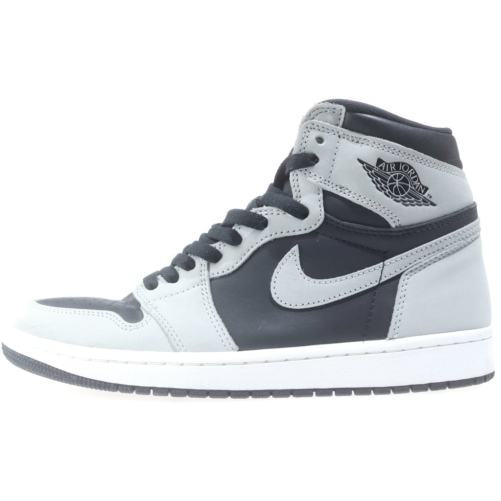 NIKE(ナイキ) AIR JORDAN 1 RETRO HIGH OG SHADOW 2.0 エアジョーダン1 シャドウ 2.0 ハイカットスニーカー グレー US8.5/26.5cm 555088-035
