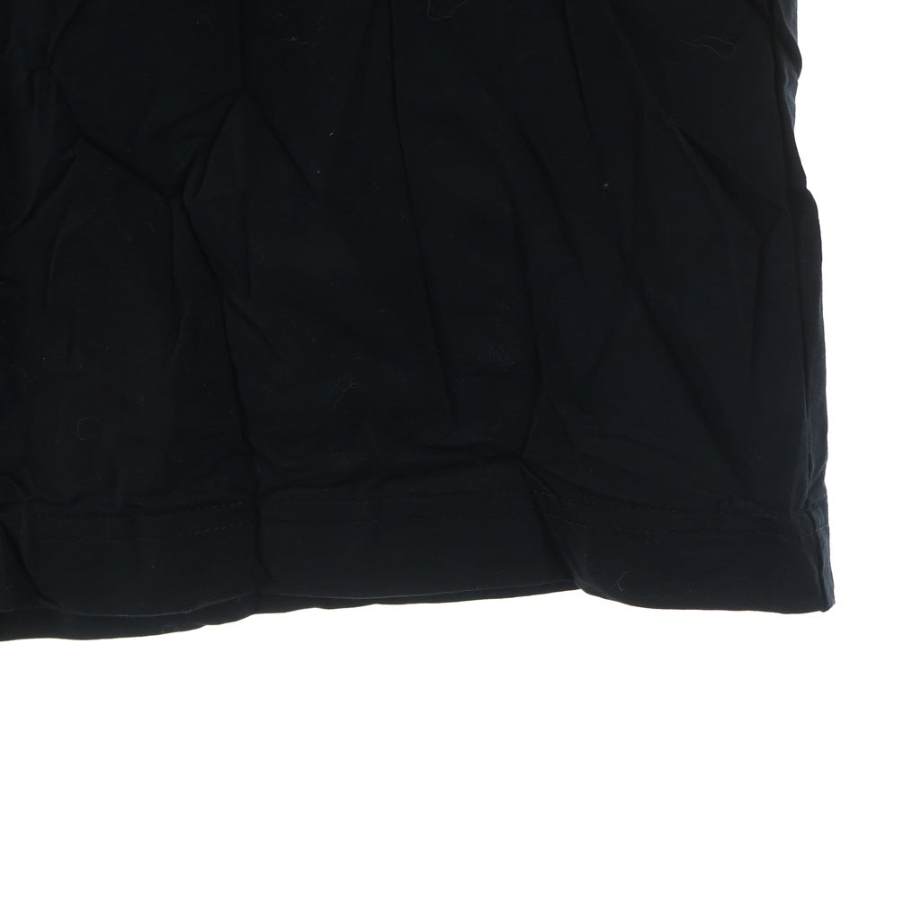 COMME des GARCONS HOMME(コムデギャルソンオム) 26SS AD2025 綿エステル天竺 製品加工 クルーネック 半袖Tシャツ カットソー ブラック HQ-T012