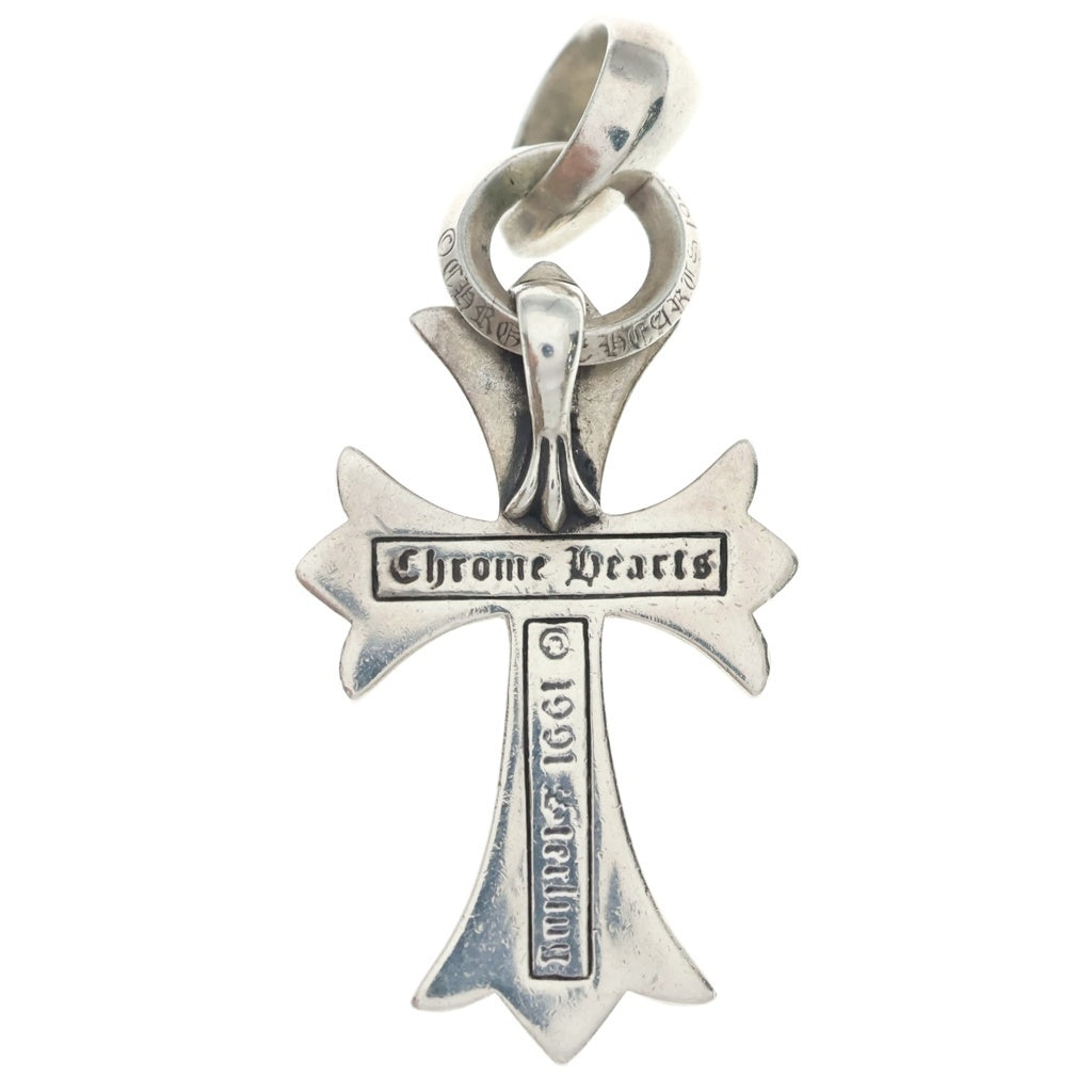 CHROME HEARTS(クロムハーツ) CH CRS SML W/BALE Wベイル スモールCHクロス ペンダントトップ シルバー BCA218