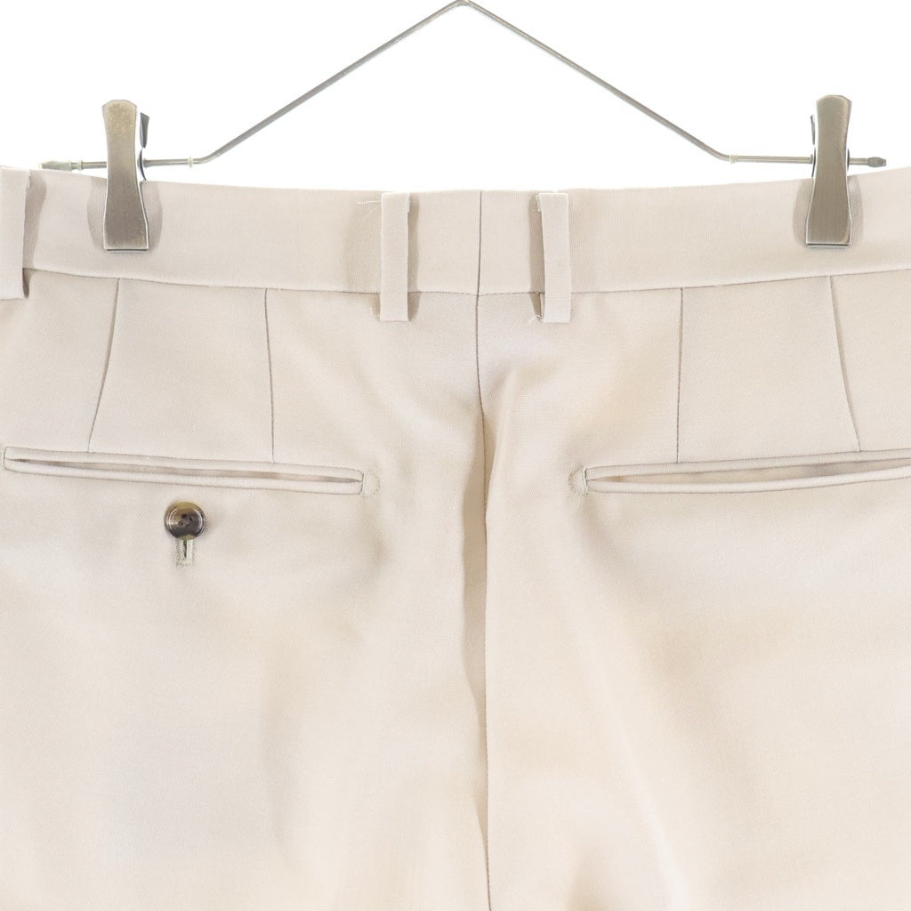 WACKO MARIA(ワコマリア) 26SS ×DORMEUIL PLEATED TROUSERS TYPE-2 ドーメル プリーツド トラウザーズ スラックスパンツ ベージュ 26SS-WMP-TR02