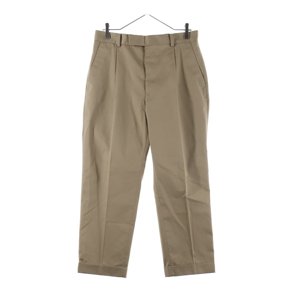 WACKO MARIA(ワコマリア) 25SS PLEATED TROUSERS TYPE-2 プリーツド トラウザーズ スラックスパンツ ベージュ 25SSE-WMP-TR01