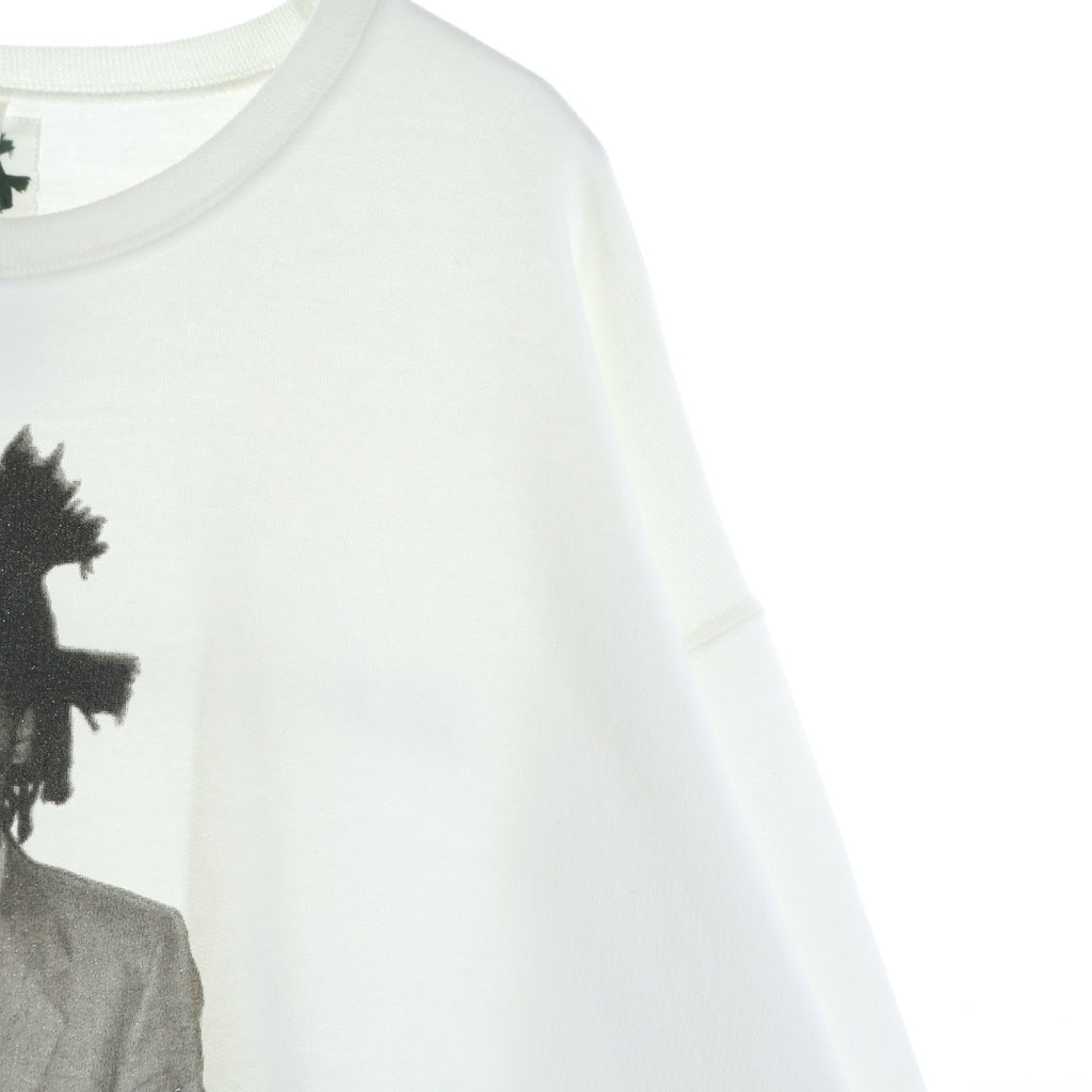 WACKO MARIA(ワコマリア) 23SS ×JEAN MICHEL BASQUIAT CREW NECK SWEAT SHIRT ジャンミシェルバスキア クルーネックスウェットトレーナー ホワイト BASQUIAT-WM-SS05
