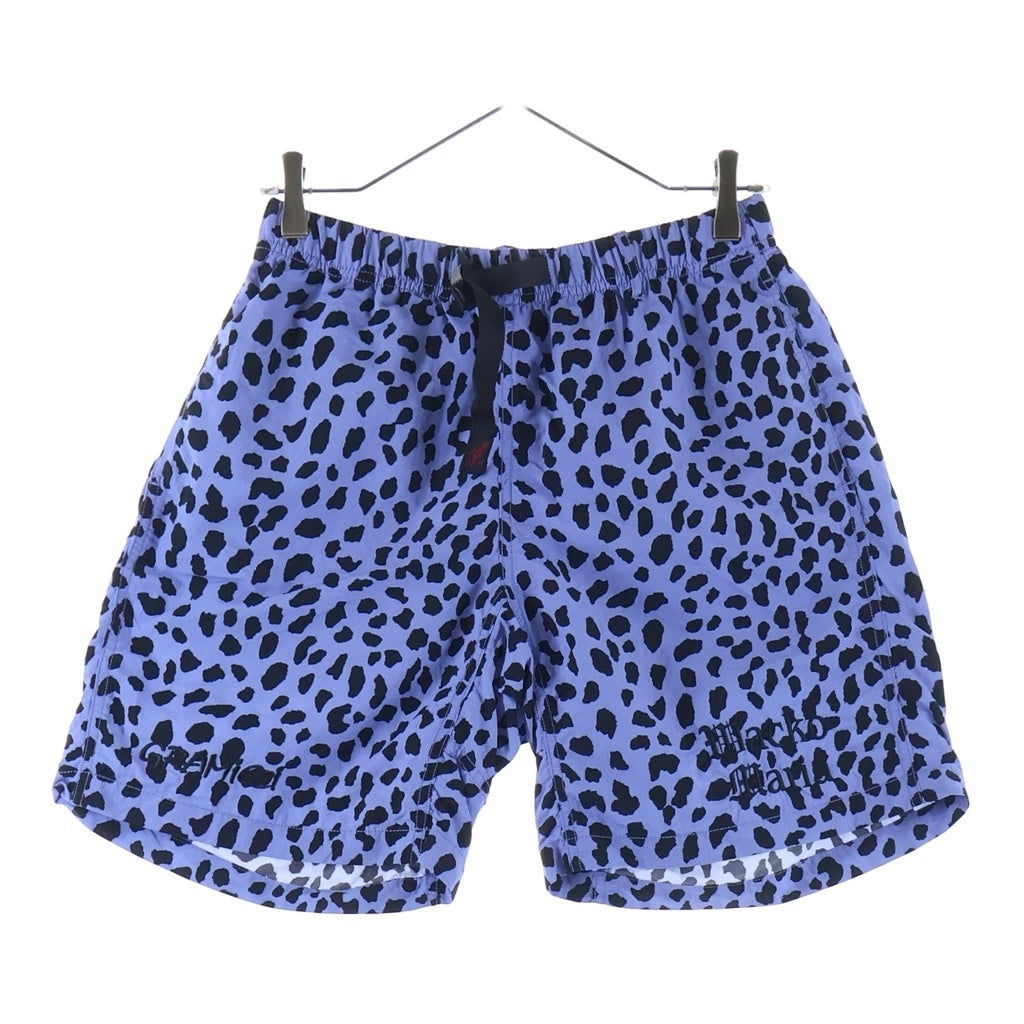 WACKO MARIA(ワコマリア) 23SS ×GRAMICCI LEOPARD SHORT グラミチ レオパード ナイロンショーツ ハーフパンツ ブルー GMP3-S3022