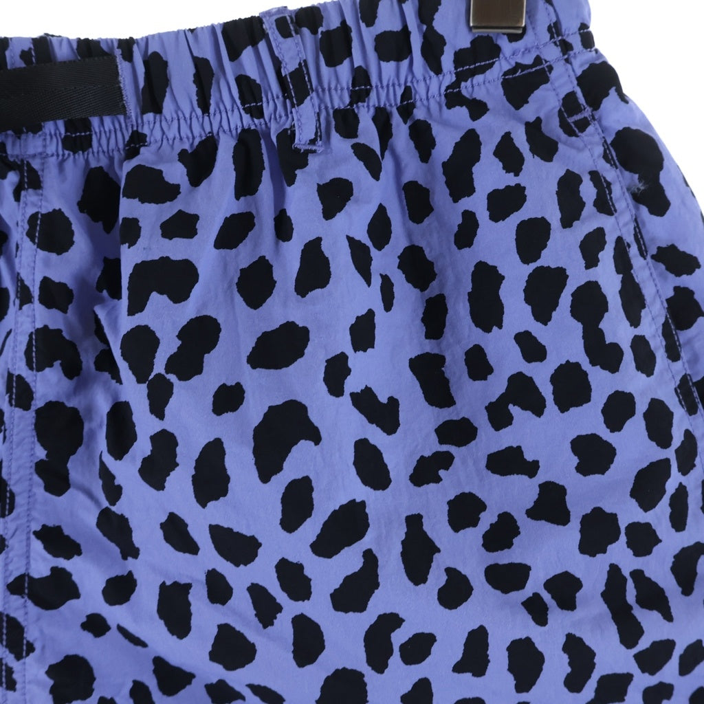 WACKO MARIA(ワコマリア) 23SS ×GRAMICCI LEOPARD SHORT グラミチ レオパード ナイロンショーツ ハーフパンツ ブルー GMP3-S3022