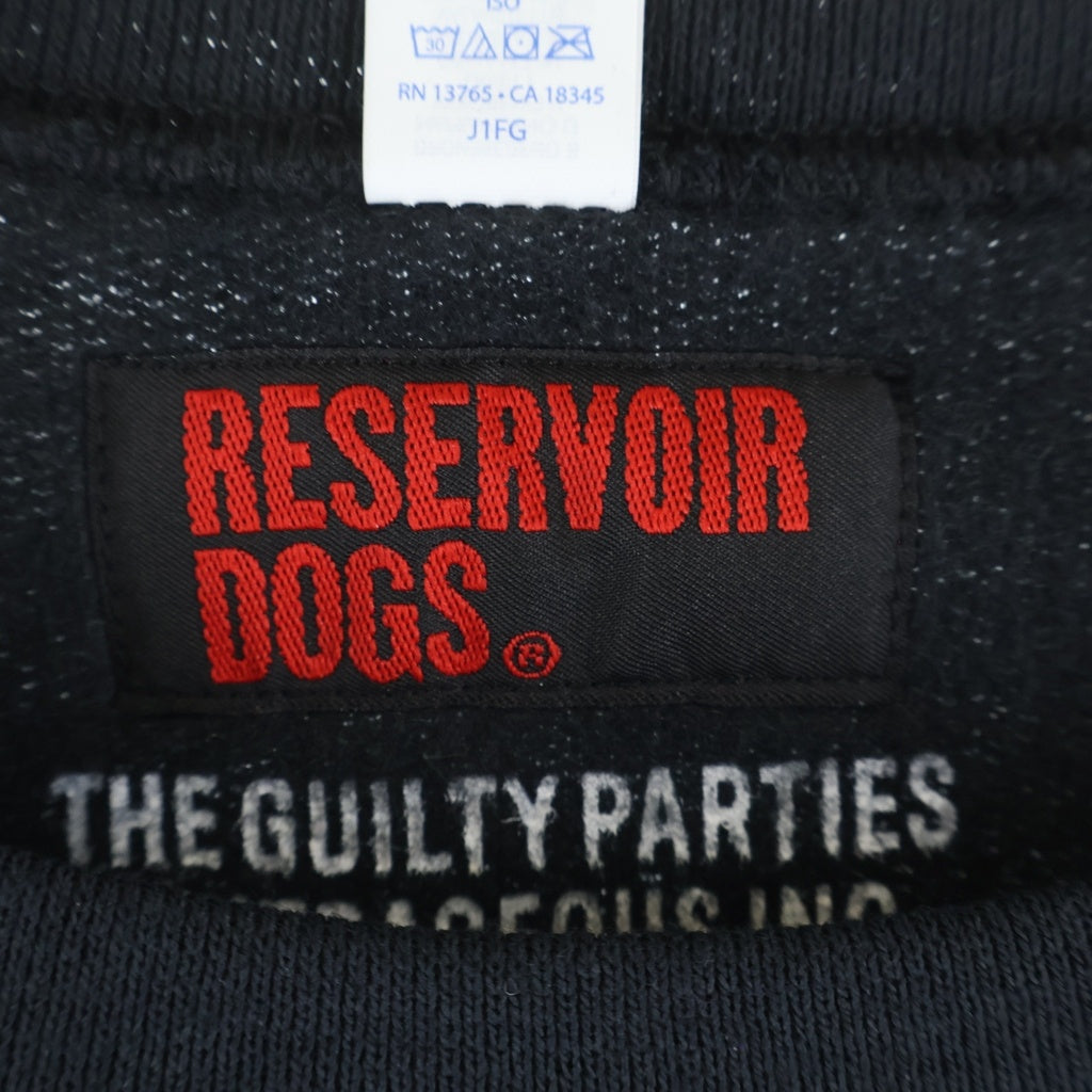WACKO MARIA(ワコマリア) 24SS ×RESERVOIR DOGS CREW NECK SWEAT SHIRT TYPE-4 レザボア ドッグス クルーネックスウェットトレーナー ブラック RD-WM-SS11