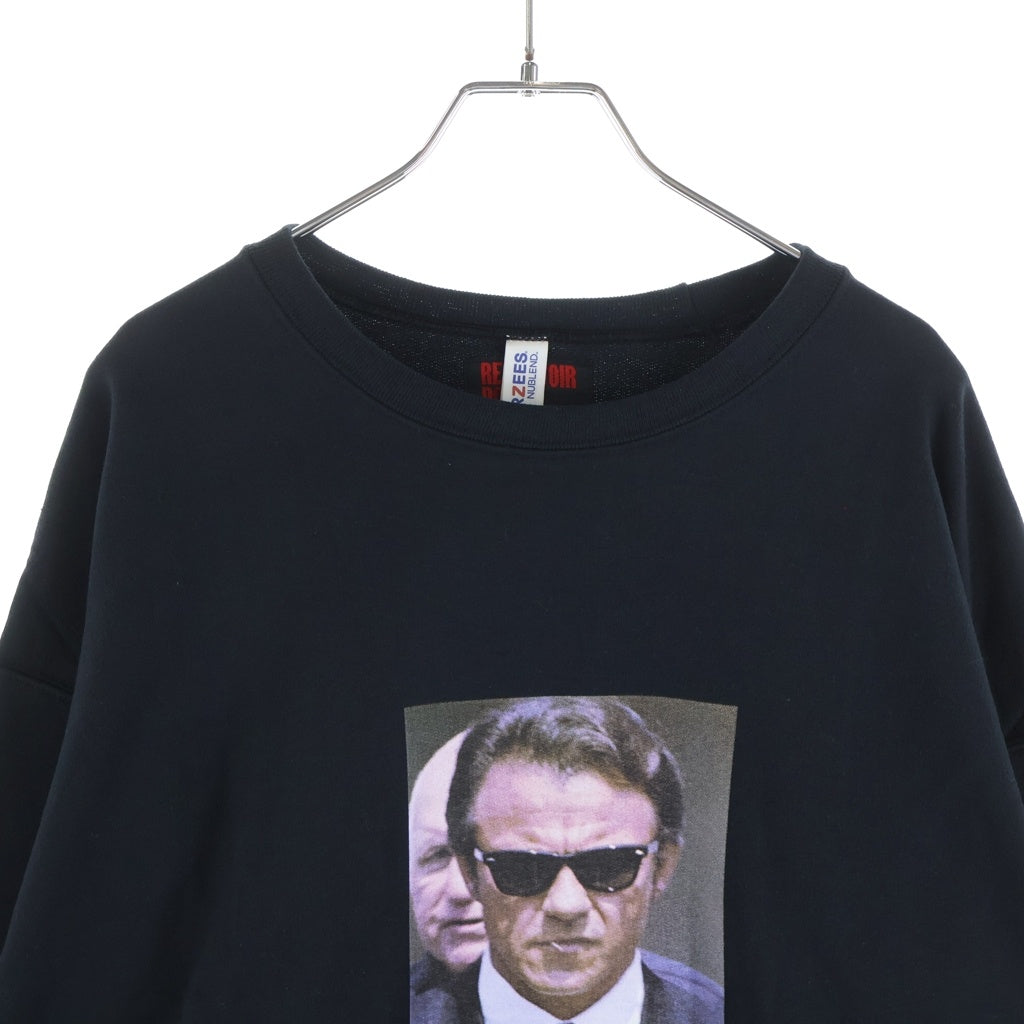 WACKO MARIA(ワコマリア) 24SS ×RESERVOIR DOGS CREW NECK SWEAT SHIRT TYPE-3 レザボア ドッグス クルーネックスウェットトレーナー ブラック RD-WM-SS15