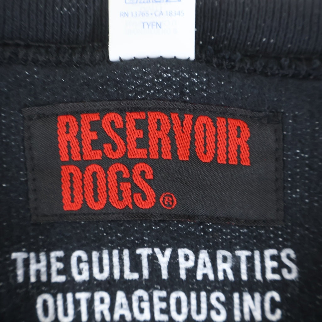 WACKO MARIA(ワコマリア) 24SS ×RESERVOIR DOGS CREW NECK SWEAT SHIRT TYPE-3 レザボア ドッグス クルーネックスウェットトレーナー ブラック RD-WM-SS15