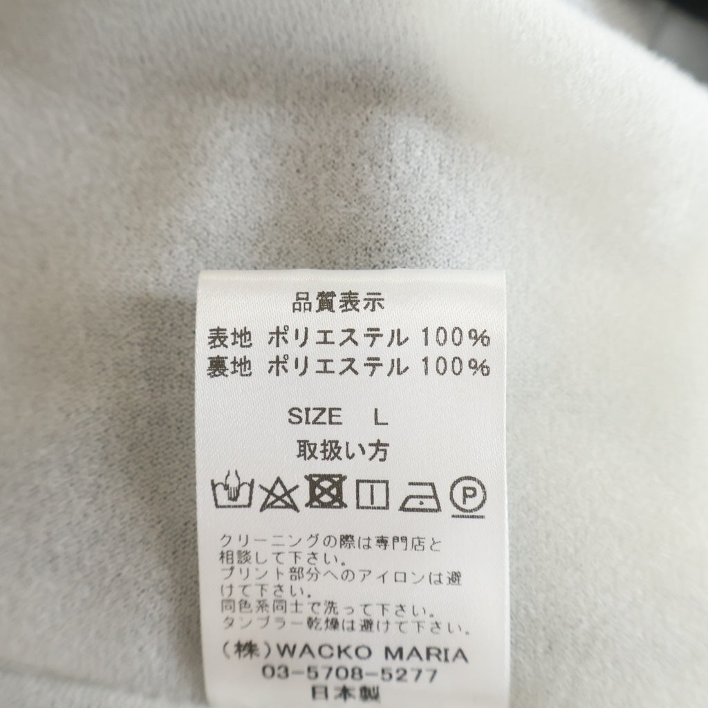 WACKO MARIA(ワコマリア) 26SS ×MULHOLLAND DRIVE COACH JACKET マルホランドドライブ バックプリント コーチジャケット ブラック MD-WM-BL03