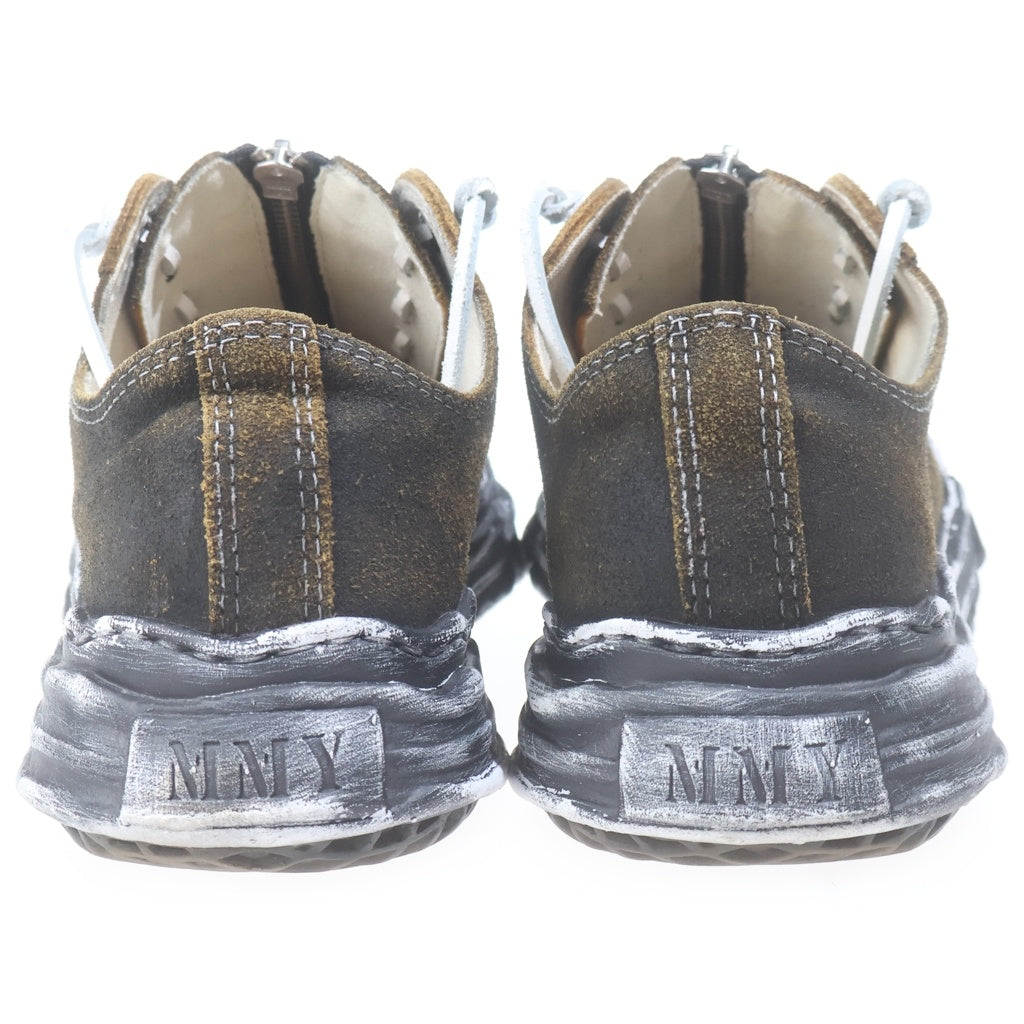 MAISON MIHARAYASUHIRO(メゾンミハラヤスヒロ) ×バックラッシュ ハンクOG ソールステア スエード ガーメントダイ ローカットスニーカー C11FW711