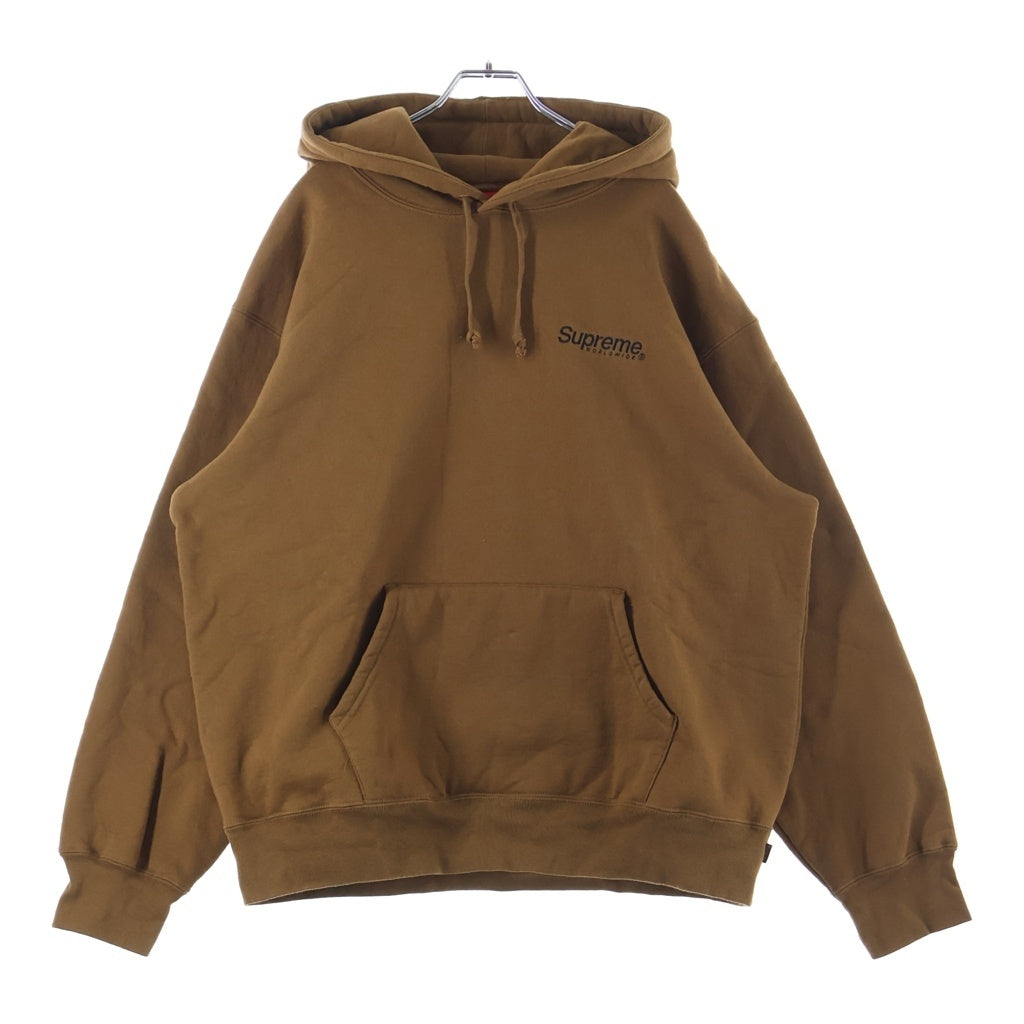 SUPREME(シュプリーム) 23SS WORLDWIDE HOODED SWEATSHIRT ワールドワイドフーディ スウェットシャツ ブラウン