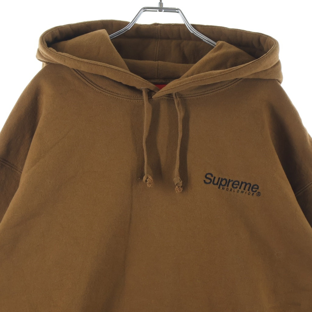SUPREME(シュプリーム) 23SS WORLDWIDE HOODED SWEATSHIRT ワールドワイドフーディ スウェットシャツ ブラウン