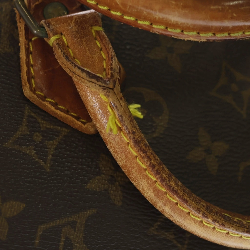 LOUIS VUITTON(ルイヴィトン) モノグラム スピーディ40 PVC レザー ハンドバッグ ブラウン VI881 レディース