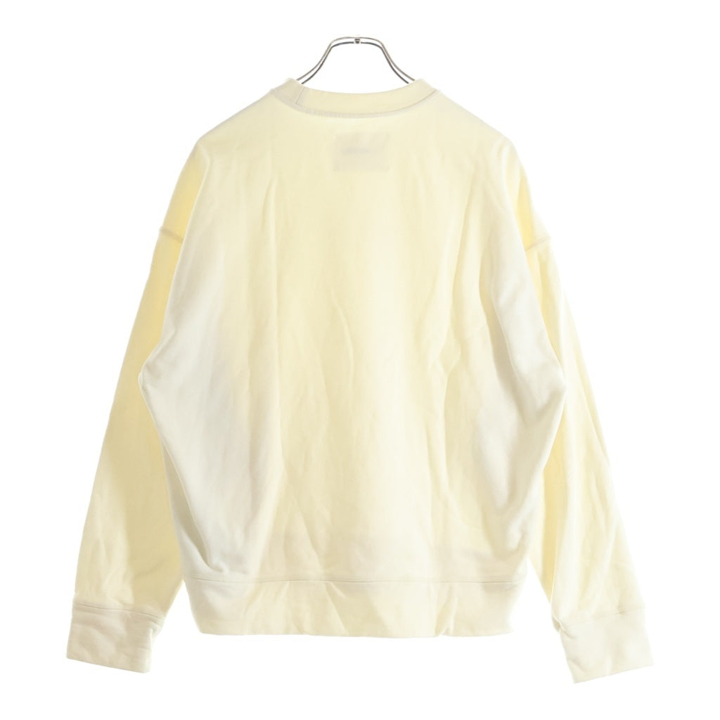 JIL SANDER(ジルサンダー) 21AW コットン フロントロゴプリント クルーネックスウェットシャツ ホワイト JPPT707513 WT248608