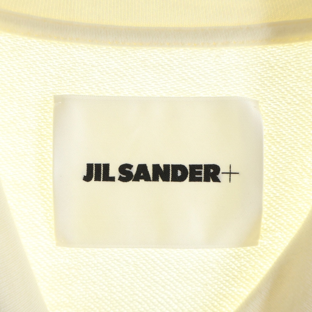 JIL SANDER(ジルサンダー) 21AW コットン フロントロゴプリント クルーネックスウェットシャツ ホワイト JPPT707513 WT248608
