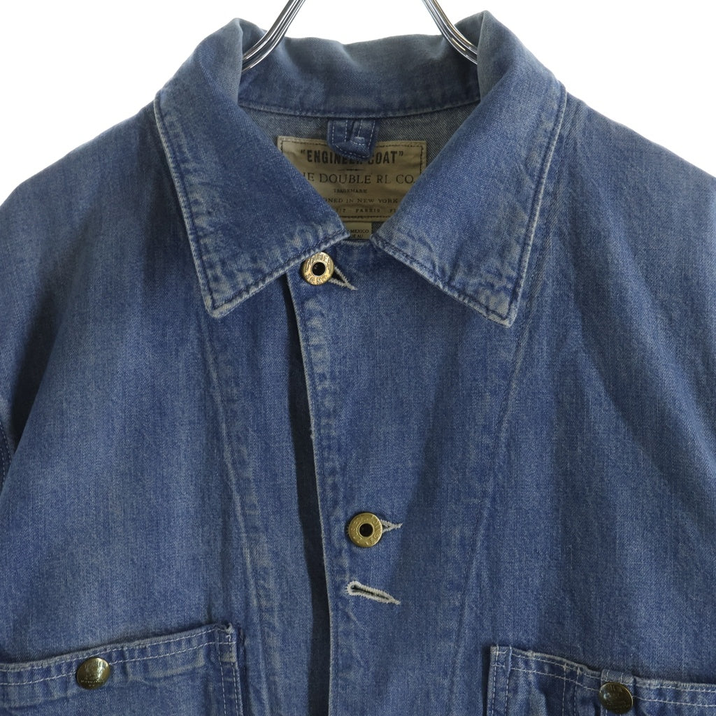 RRL(ダブルアールエル) ENGINEER COAT DENIM COVERALL エンジニアコート デニムカバーオール インディゴ