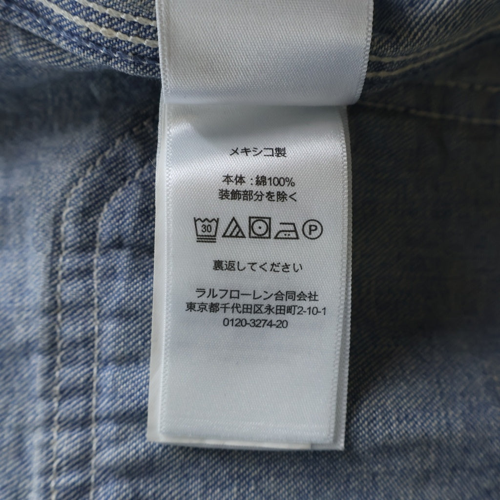 RRL(ダブルアールエル) ENGINEER COAT DENIM COVERALL エンジニアコート デニムカバーオール インディゴ