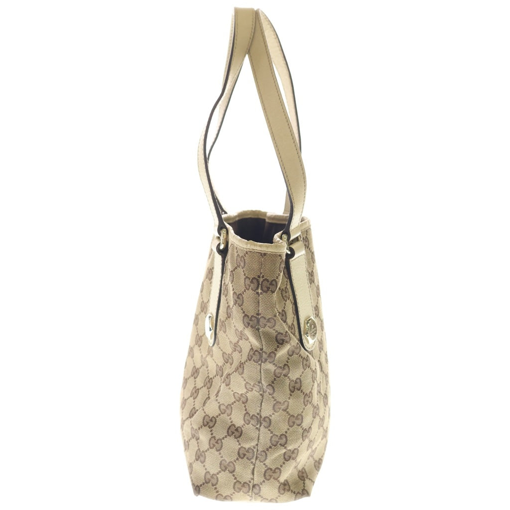 GUCCI(グッチ) GGキャンバス ミニトートバッグ 金具ゴールド ベージュ 153361 203998 レディース