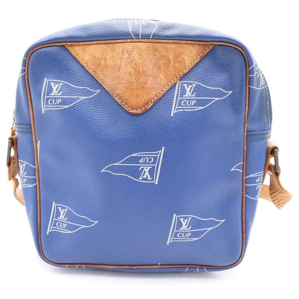 LOUIS VUITTON(ルイヴィトン) サック サンディエゴ ヴィトンカップ ショルダーバッグ ゴールド金具 ブルー M80010 MI0991 レディース