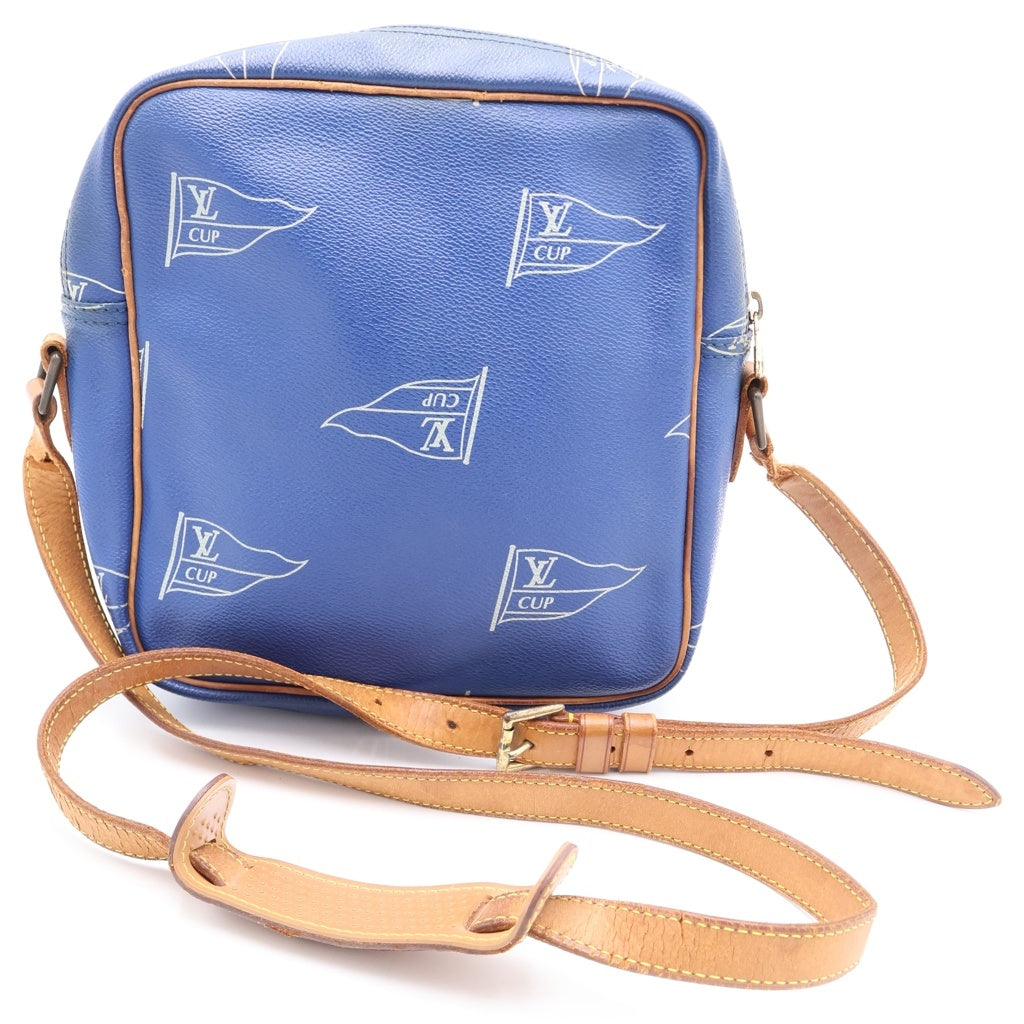 LOUIS VUITTON(ルイヴィトン) サック サンディエゴ ヴィトンカップ ショルダーバッグ ゴールド金具 ブルー M80010 MI0991 レディース