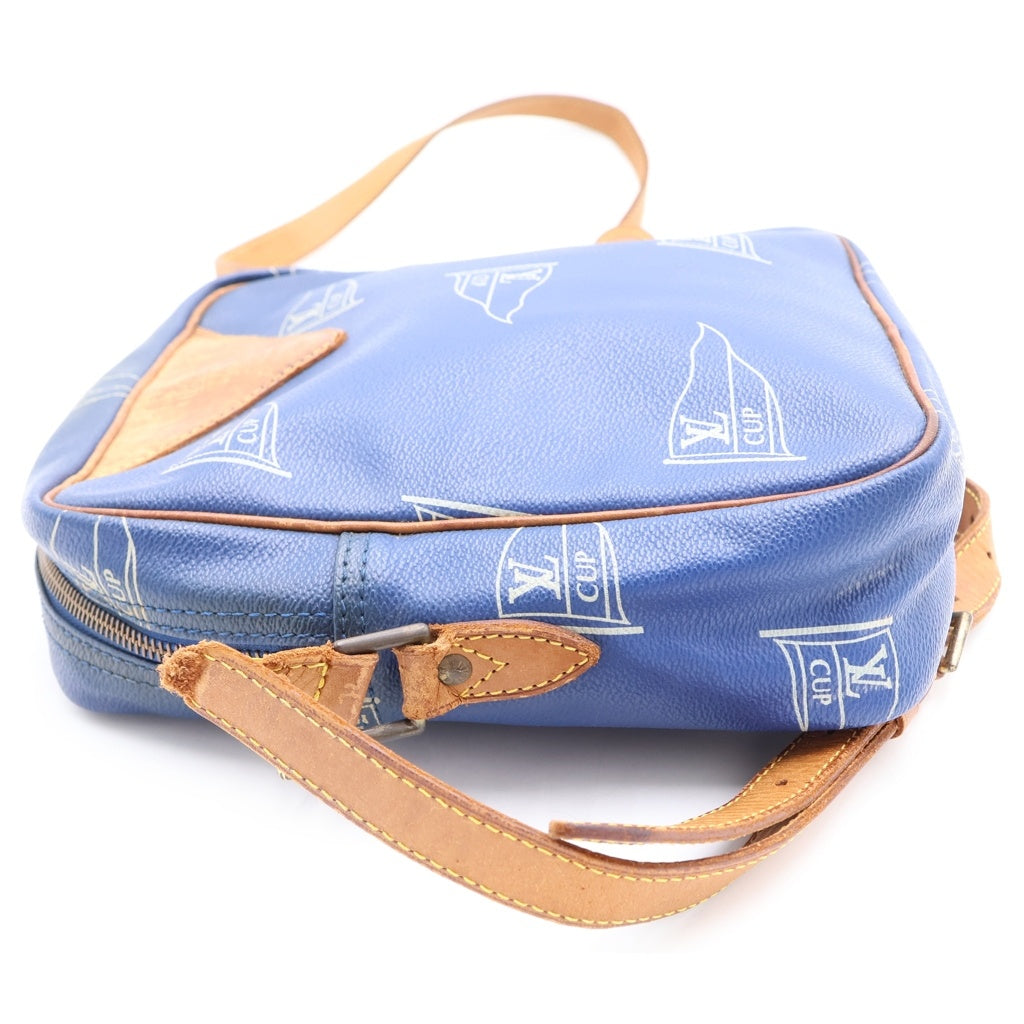 LOUIS VUITTON(ルイヴィトン) サック サンディエゴ ヴィトンカップ ショルダーバッグ ゴールド金具 ブルー M80010 MI0991 レディース