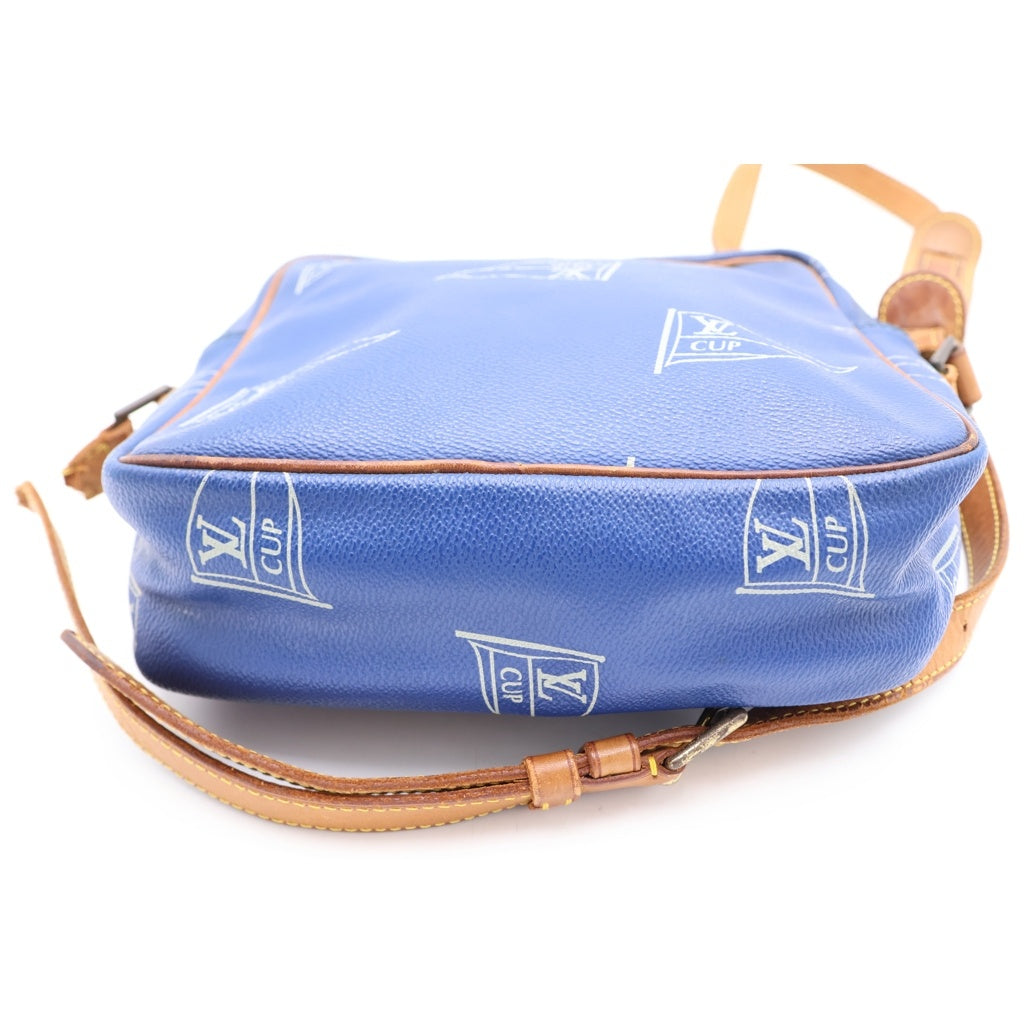 LOUIS VUITTON(ルイヴィトン) サック サンディエゴ ヴィトンカップ ショルダーバッグ ゴールド金具 ブルー M80010 MI0991 レディース