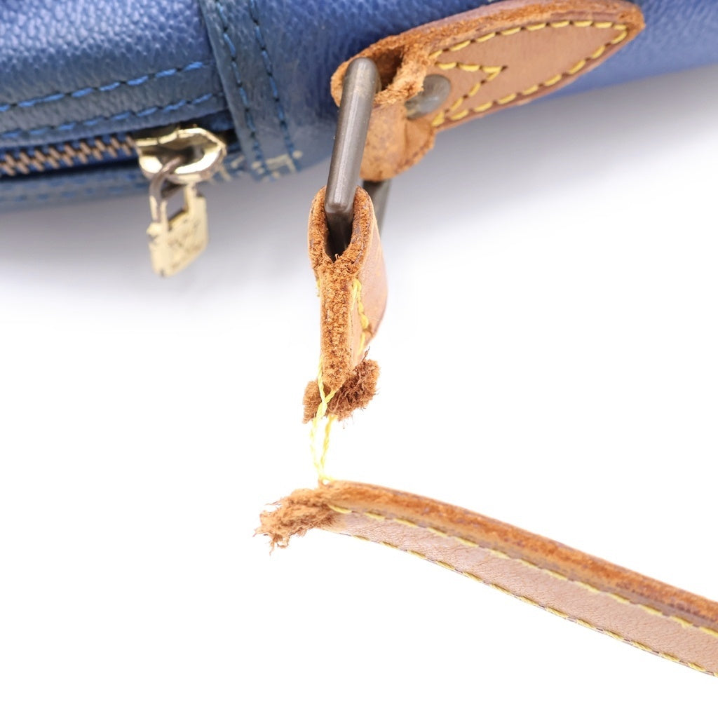 LOUIS VUITTON(ルイヴィトン) サック サンディエゴ ヴィトンカップ ショルダーバッグ ゴールド金具 ブルー M80010 MI0991 レディース