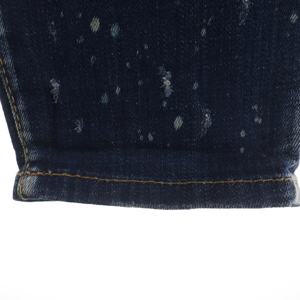 DSQUARED2(ディースクエアード) HOCKNEY JEAN ダメージ加工 スキニーデニムパンツ レディース インディゴ S75LB0111