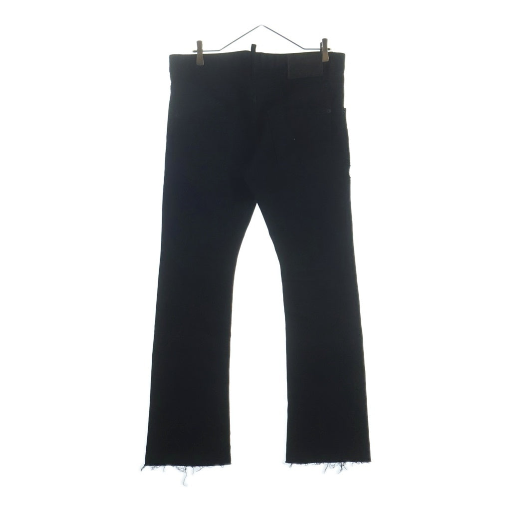 DSQUARED2(ディースクエアード) CROPPED FLARE JEAN クロップド フレアデニムパンツ ブラック S71LB0547