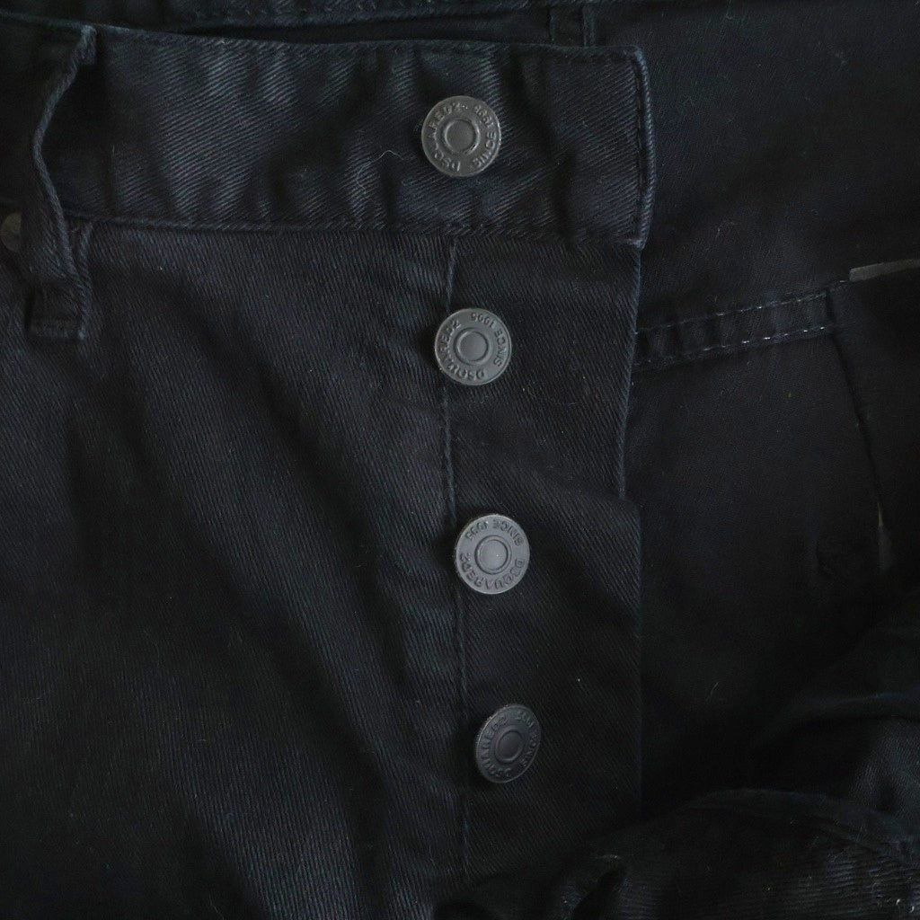DSQUARED2(ディースクエアード) CROPPED FLARE JEAN クロップド フレアデニムパンツ ブラック S71LB0547