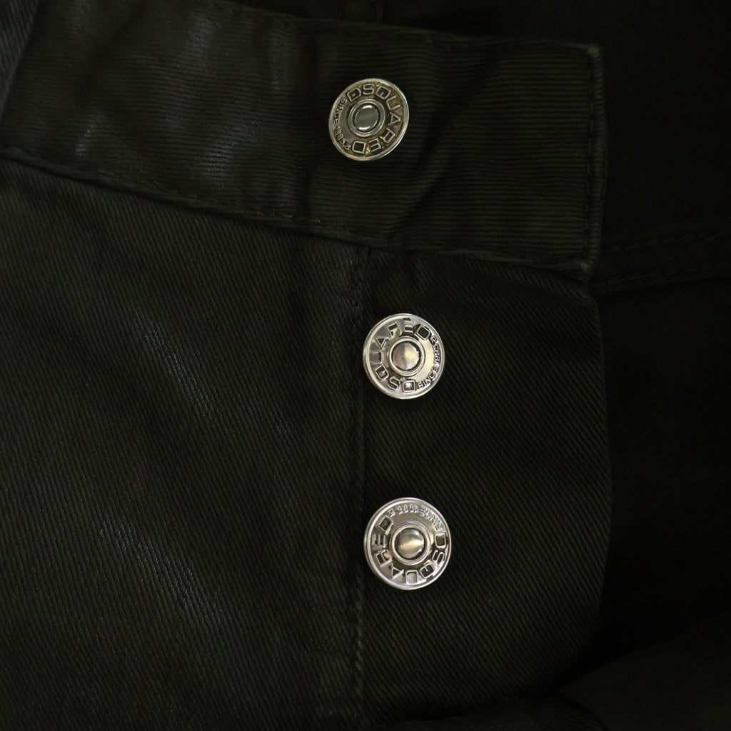 DSQUARED2(ディースクエアード) コーティング スキニーデニムパンツ カーキ S72LA0446