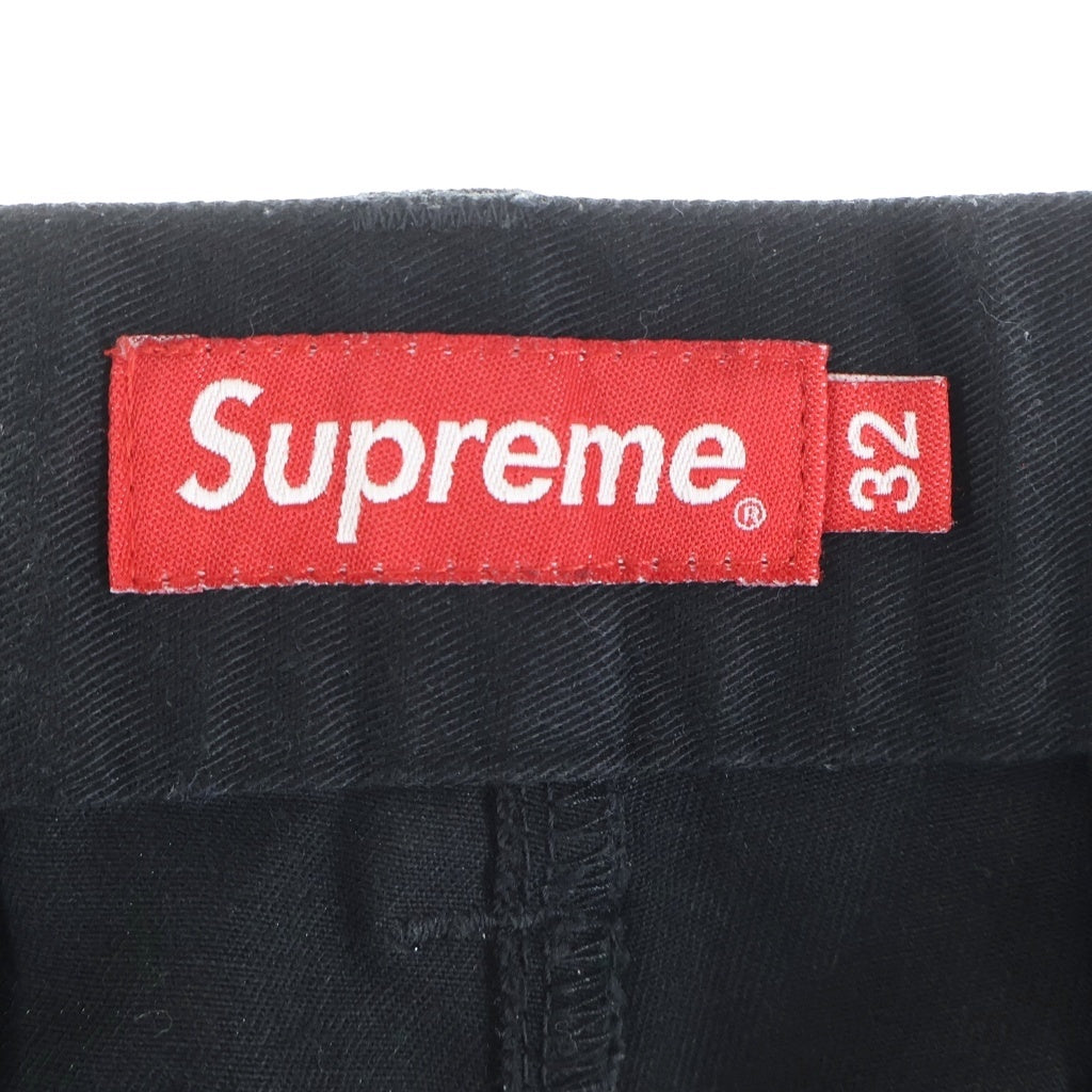 SUPREME(シュプリーム) 18AW Dragon Work Pant ドラゴンエンブロイダリー ワークパンツ ブラック