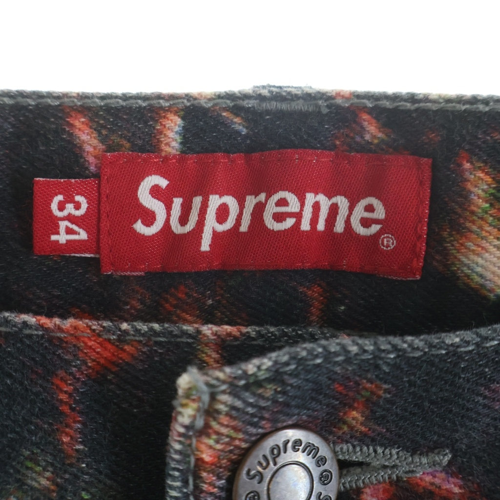 SUPREME(シュプリーム) 20AW Black Sabbath Double Knee Denim Painter Pant ブラックサバス ダブルニーデニムペインターパンツ マルチカラー