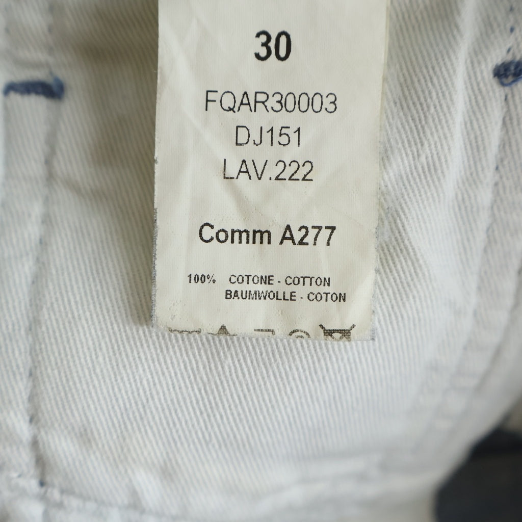 Aries(アリエス) LILLY CHAIN PRINT JEANS リリー チェーン プリント ボタンフライ デニム パンツ インディゴ FQAR30003 レディース