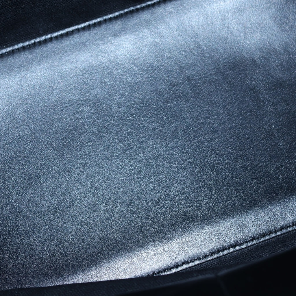 JIL SANDER(ジルサンダー) WANDER TOTE SM ワンダー リネンキャンバス レザー トートバッグ ブラック J07WC0009 レディース