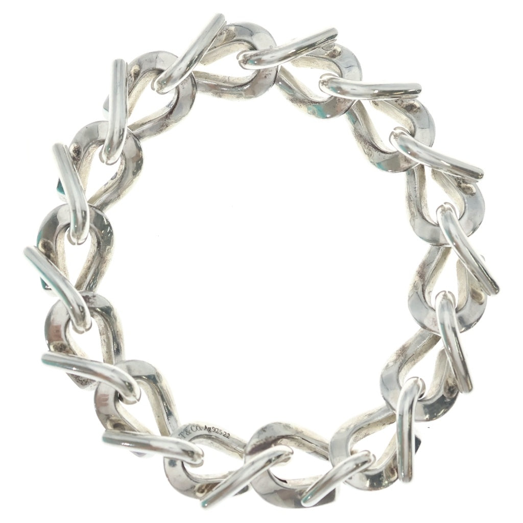TIFFANY & Co.(ティファニー) FORGE LARGE LINK フォージラージリンク ブレスレッド シルバー