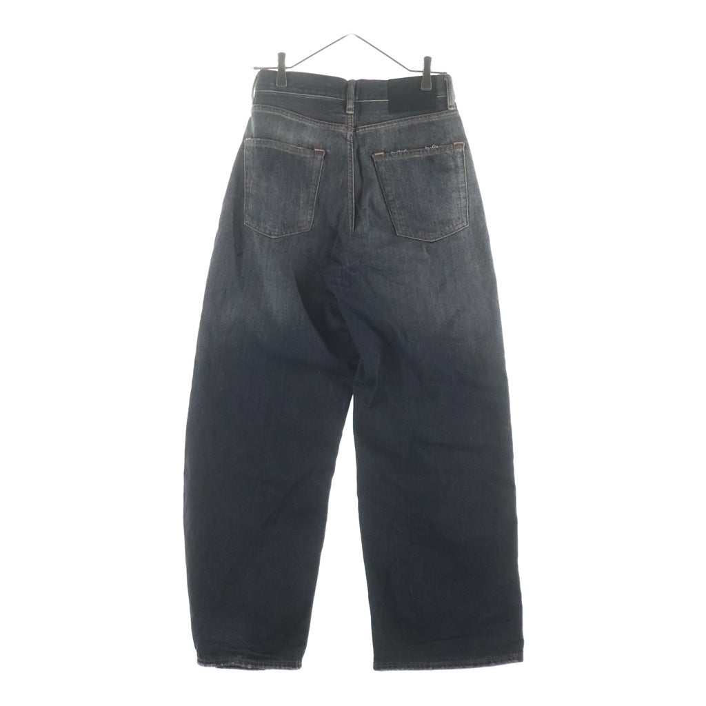 Acne Studios(アクネ ストゥディオズ) 25AW 1981 U BLACK TRAFALGAR ブラックトラファルガー ルーズフィット ボタンフライデニムパンツ C00081