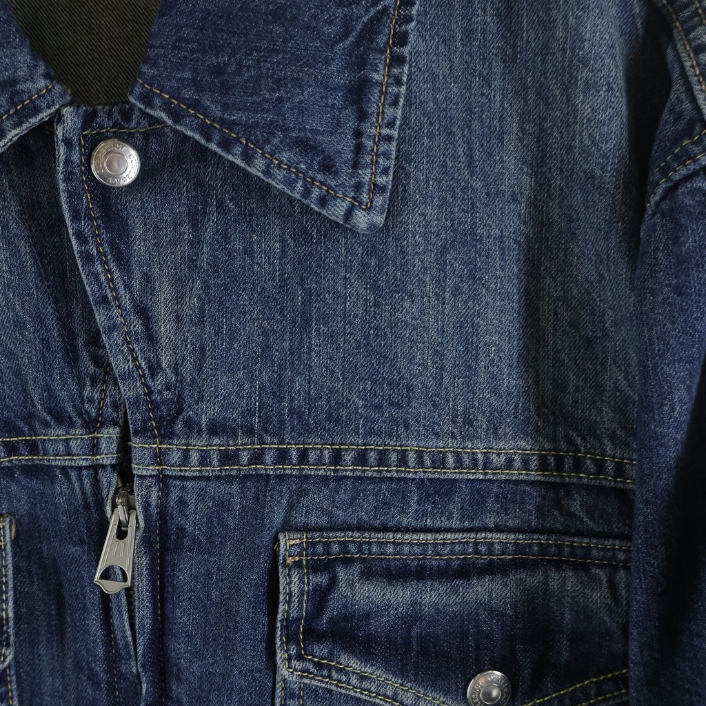 OUR LEGACY(アワーレガシー) 24AW VINTAGE DENIM TRUCKER JACKET ヴィンテージデニム ジップアップ トラッカージャケット インディゴ M4245TW