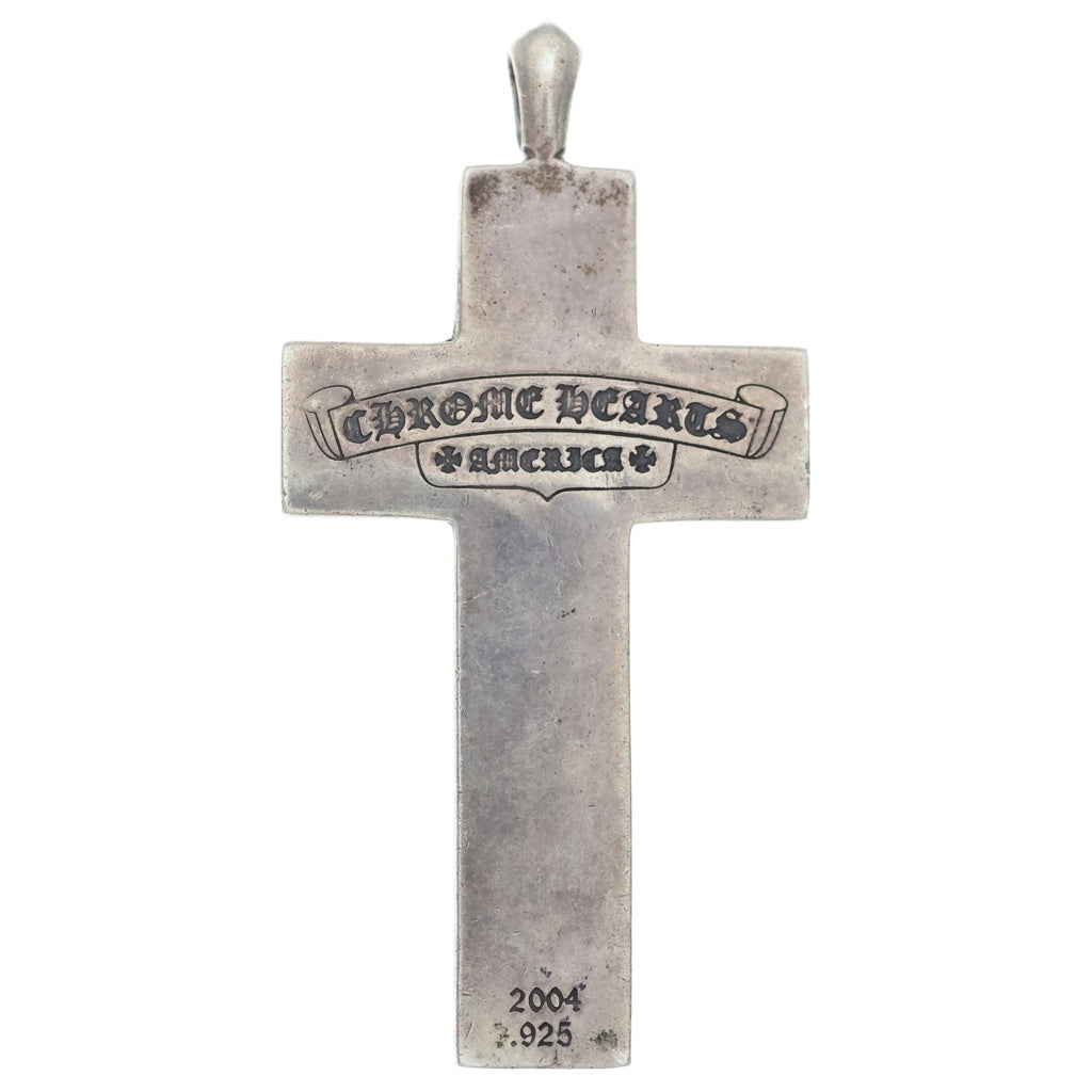 CHROME HEARTS(クロムハーツ) FRMD CRS マルチフレームドクロス ペンダント ネックレストップ シルバー