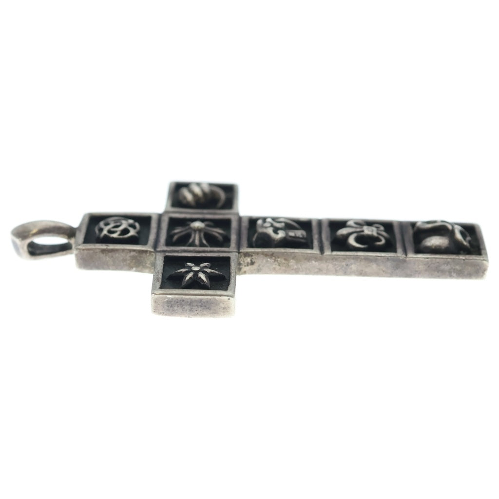 CHROME HEARTS(クロムハーツ) FRMD CRS マルチフレームドクロス ペンダント ネックレストップ シルバー