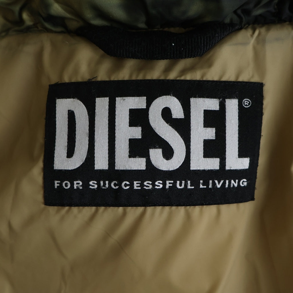 DIESEL(ディーゼル) W-RALLE JACKET タイダイ柄 Wラール 中綿 ジャケット グリーン A06215 0DGAN