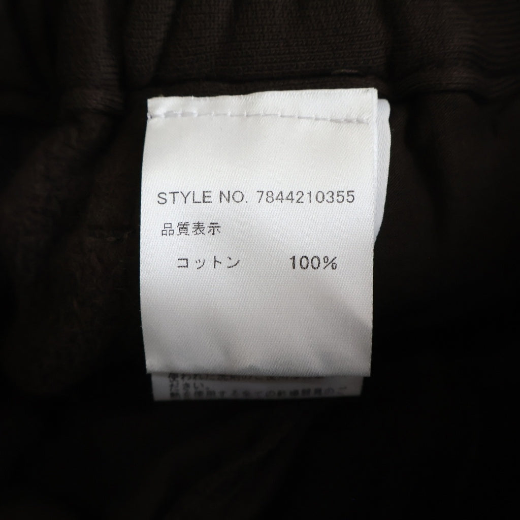 DRIES VAN NOTEN(ドリスヴァンノッテン) HAMA WIDE SWEAT PANTS ハマ タック ワイド ロング スウェットパンツ ブラウン
