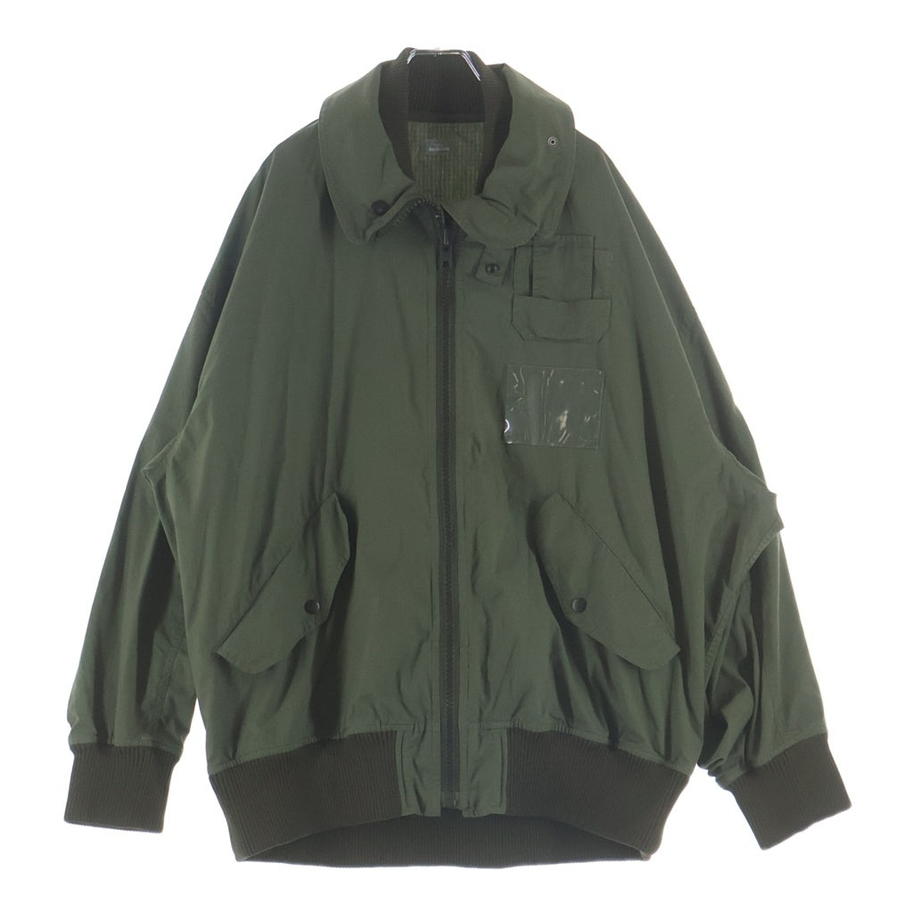 kolor BEACON(カラービーコン) 24SS RIPSTOP MILITARY BLOUSON JACKET リップストップ ミリタリー ブルゾン ジャケット カーキ 24SBM-G05142