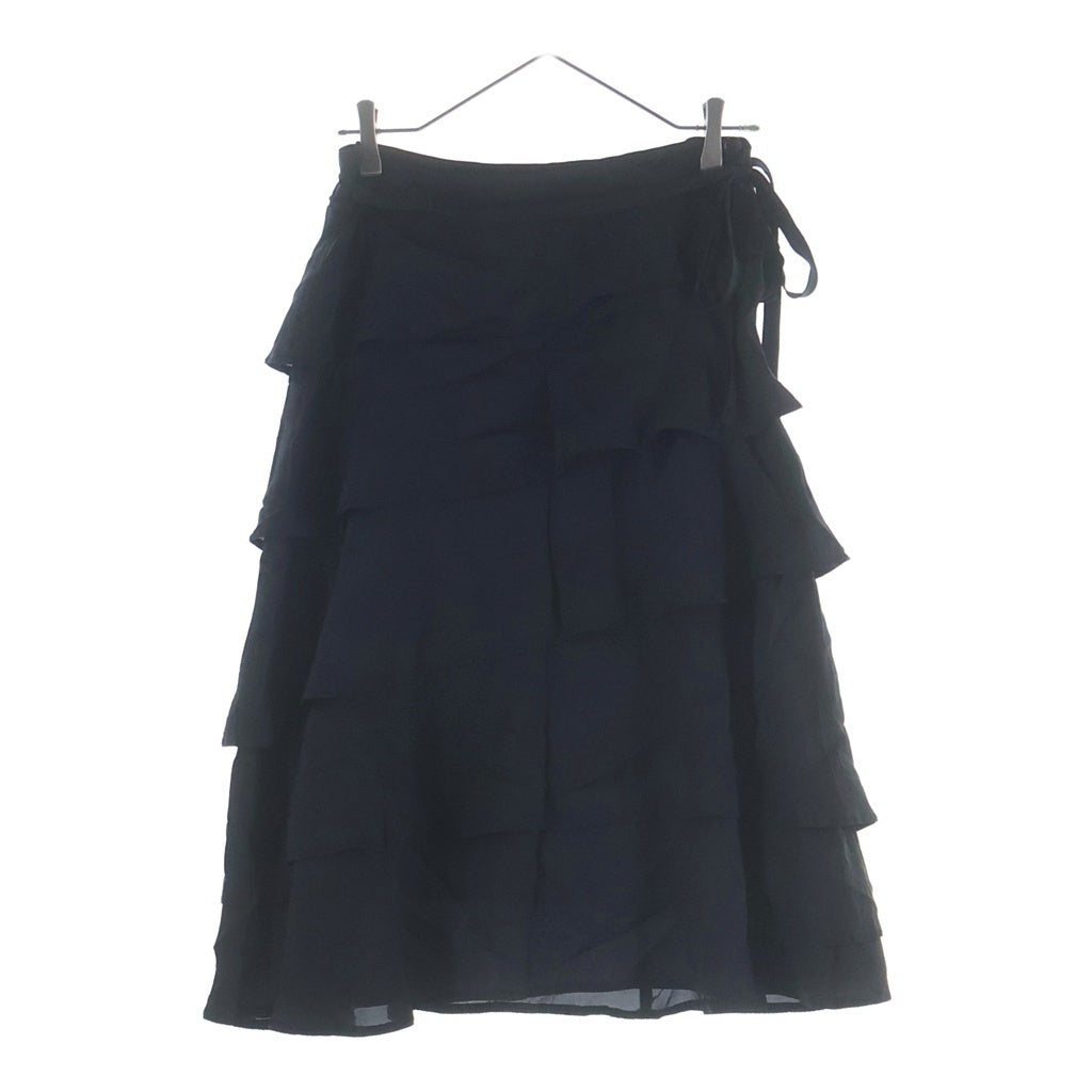 tricot COMME des GARCONS(トリコ コム デ ギャルソン) 07AW AD2007 キュプラ ティアード スカート レディース ブラック TT-S019
