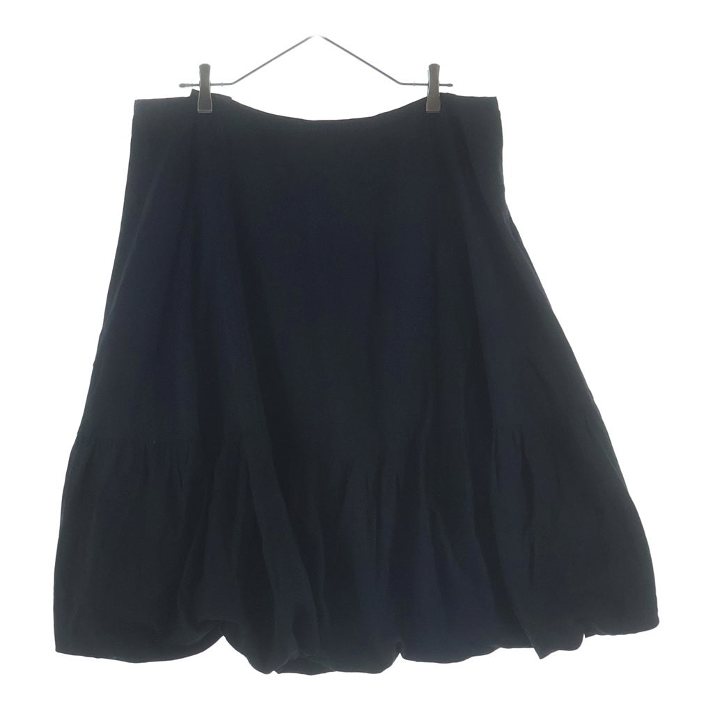 tricot COMME des GARCONS(トリコ コム デ ギャルソン) 98SS AD1998 コットン 切替 インサイドアウト ロングスカート レディース ブラック TS-02027M