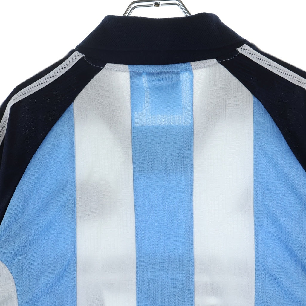 adidas(アディダス) 25SS×KITH FOOTBALL ESPN JERSEY キス フットボール ジャージ プルオーバー 半袖ゲームTシャツ カットソー ホワイト/ブルー JF3233