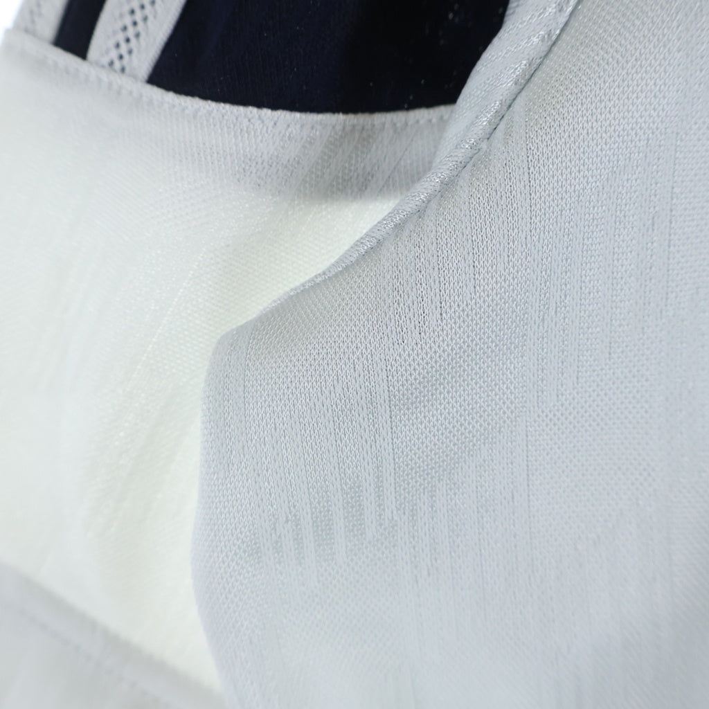 adidas(アディダス) 25SS×KITH FOOTBALL ESPN JERSEY キス フットボール ジャージ プルオーバー 半袖ゲームTシャツ カットソー ホワイト/ブルー JF3233